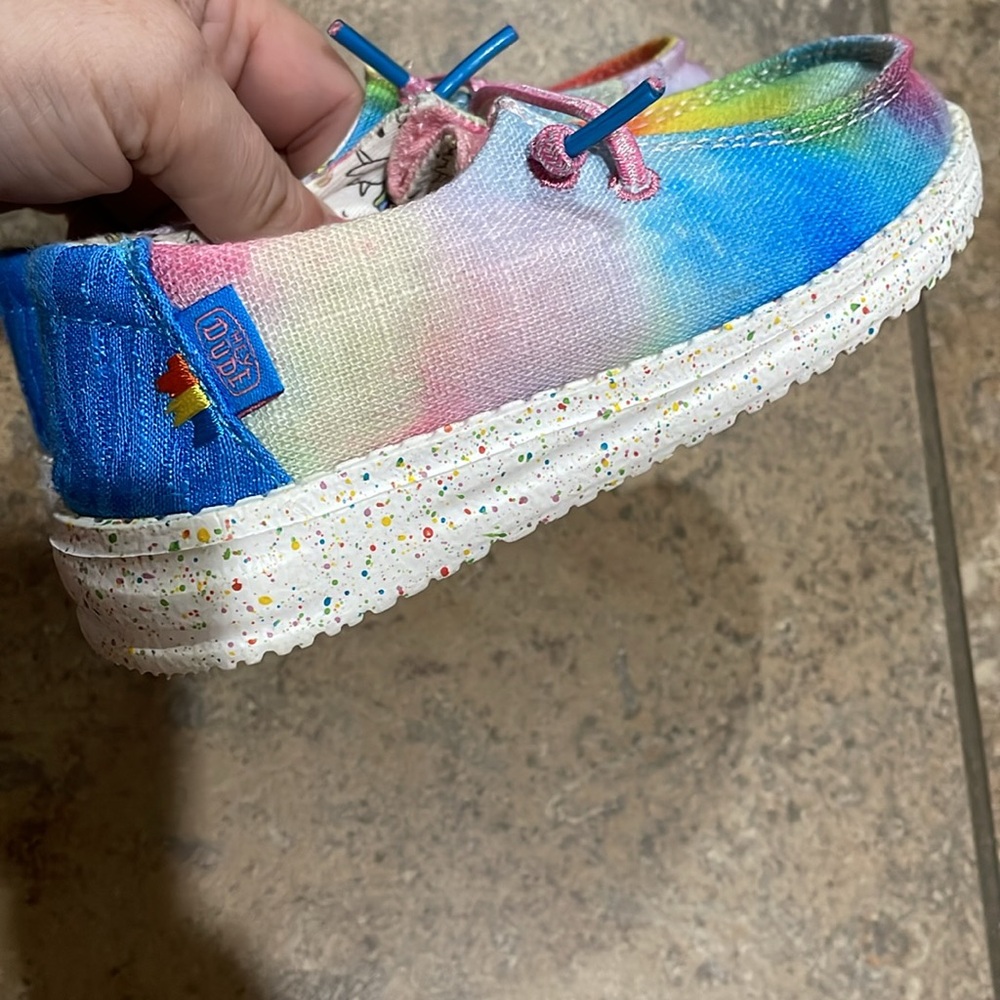 Hey Dude Kids' Colorful Canvas Sneakers - Picture 5 of 7